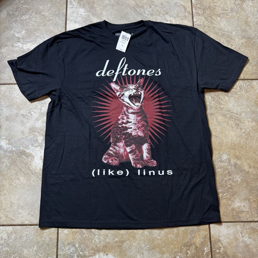 Deftones Like Linus Album Cover Boyfriend Fit T-Shirt 2XL New With Tags